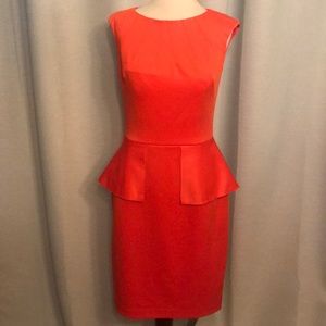 Nine West Burnt orange cocktail dress